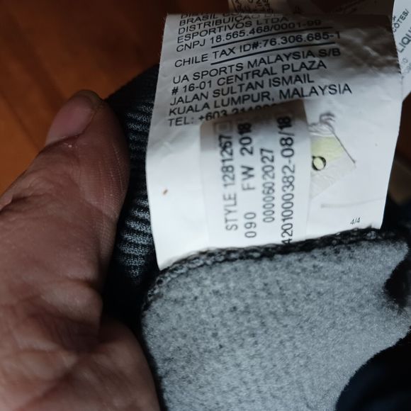 Under Armour Men's Large Golf Storm Sweater Gray Fleece 1/4 Zip Long Sleeve - Picture 15 of 15